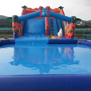 Inflatable Pool With Slide